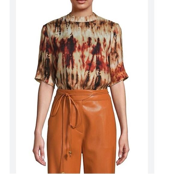 Nanushka Kaden Abstract-Print Top - Picture 4 of 11